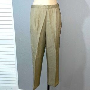 I.N.Studio Vintage NWT Women’s Linen Pants size 14 Petite Pleated High Waist